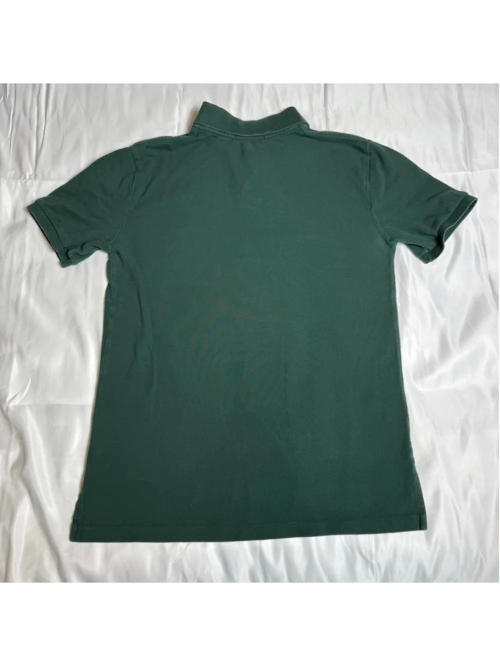 Boys Ralph Lauren Green Polo Shirt with Orange Logo L (14-16)